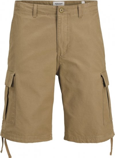 Jack & Jones Cole Barkley Cargo Shorts Brown - Σορτς - Aνδρικεσ βερμουδεσ μεγαλα μεγάλα μεγέθη