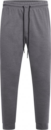 Kam Jeans 240 Textured Interlock Jog Pants Charcoal - Αθλητικές φόρμες/σορτσάκια - Αθλητικές Φόρμες ανδρικεσ μεγάλα μεγέθη