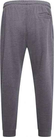 Kam Jeans 240 Textured Interlock Jog Pants Charcoal - Αθλητικές φόρμες/σορτσάκια - Αθλητικές Φόρμες ανδρικεσ μεγάλα μεγέθη