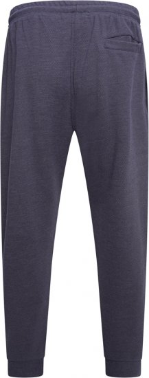 Kam Jeans 240 Textured Interlock Jog Pants Indigo - Αθλητικές φόρμες/σορτσάκια - Αθλητικές Φόρμες ανδρικεσ μεγάλα μεγέθη