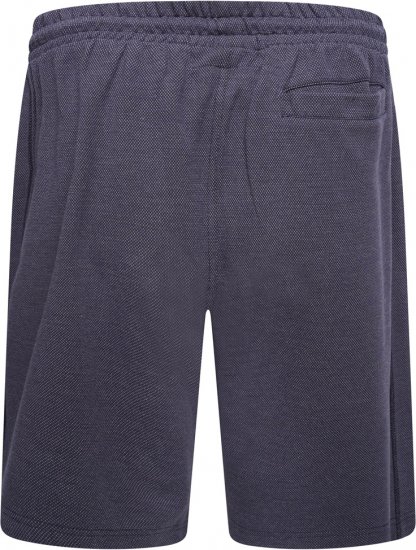 Kam Jeans 3317 Textured Interlock Shorts Indigo - Αθλητικές φόρμες/σορτσάκια - Αθλητικές Φόρμες ανδρικεσ μεγάλα μεγέθη