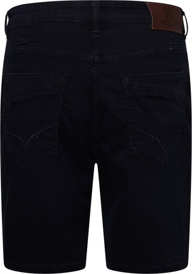 Kam Jeans Pepe Knitted Denim Shorts Blue-Black - Σορτς - Aνδρικεσ βερμουδεσ μεγαλα μεγάλα μεγέθη