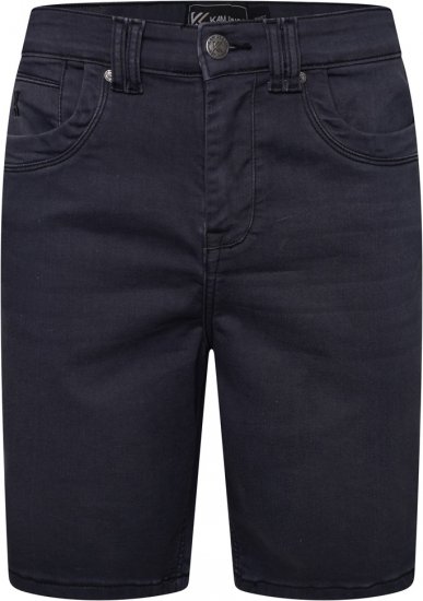 Kam Jeans Pepe Knitted Denim Shorts Charcoal - Σορτς - Aνδρικεσ βερμουδεσ μεγαλα μεγάλα μεγέθη