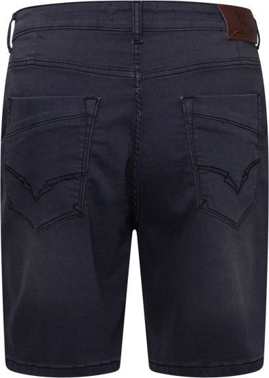 Kam Jeans Pepe Knitted Denim Shorts Charcoal - Σορτς - Aνδρικεσ βερμουδεσ μεγαλα μεγάλα μεγέθη