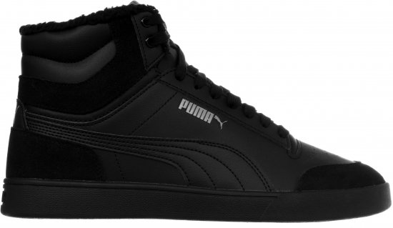Puma Shuffle Mid Fur Shoes Black - Ανδρικά Παπούτσια 40-52 - 