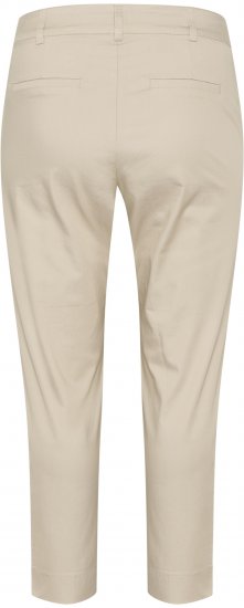 Kaffe Curve Leana Chino Παντελόνι 7/8 Γκρι Πούπουλο - Τζιν & Παντελόνια για Γυναίκες σε Μεγάλες Μεγέθη – Plus Size - 