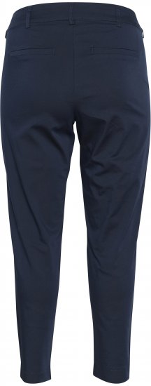 Kaffe Curve Leana Chino Παντελόνι 7/8 Μπλε Ναυτικό Μεσονύχτιο - Τζιν & Παντελόνια για Γυναίκες σε Μεγάλες Μεγέθη – Plus Size - 