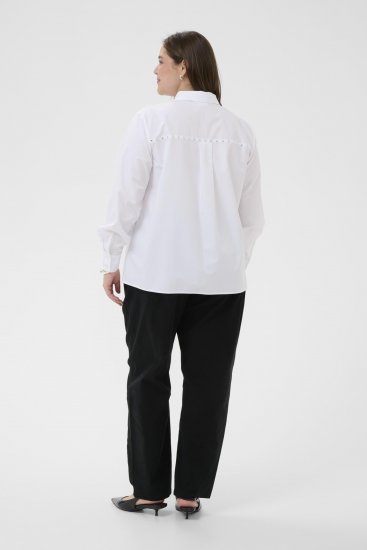 Kaffe Curve Janni Shirt Optical White - Πουκάμισα - 