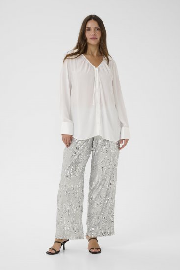 Kaffe Curve Gina Shirt White - Πουκάμισα - 