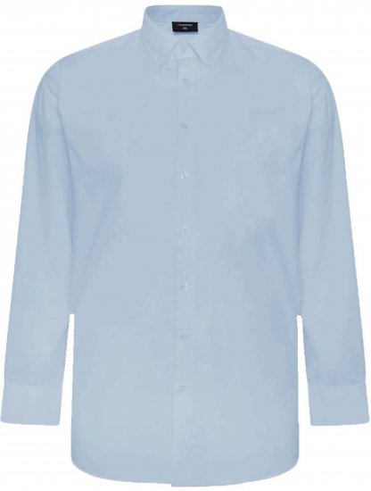 Espionage SH150 Plain Long Sleeve Shirt Blue - Πουκάμισα με μακριά μανίκια - 