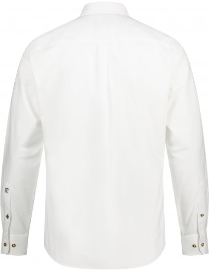 JP1880 Shirt Modern Fit Traditional Stag Horn White - Πουκάμισα - Aνδρικά πουκαμισα μεγαλα μεγάλα μεγέθη