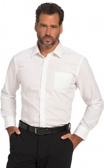 JP1880 Shirt Business Modern Fit White TALL - ΑΝΔΡΙΚΑ ΡΟΥΧΑ MT-6XLT - Μεγέθη TALL