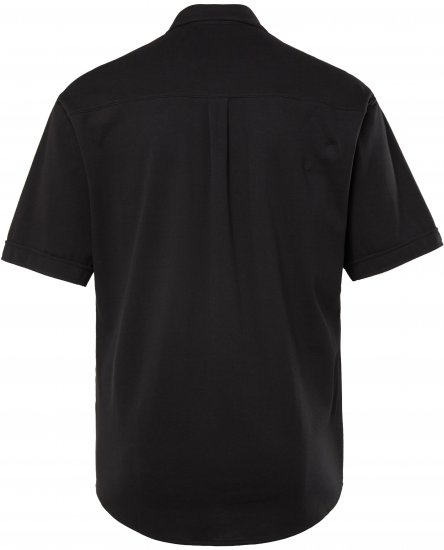 JP1880 Shirt Pique Flexnamic Short Sleeve Black TALL - ΑΝΔΡΙΚΑ ΡΟΥΧΑ MT-6XLT - Μεγέθη TALL