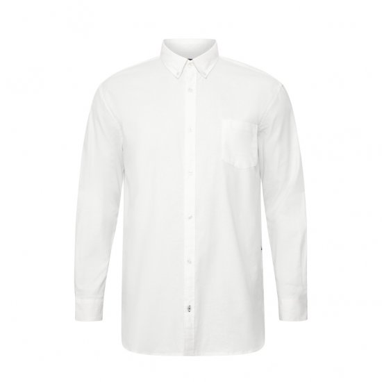 North Latitude Oxford Shirt White - Πουκάμισα - Aνδρικά πουκαμισα μεγαλα μεγάλα μεγέθη