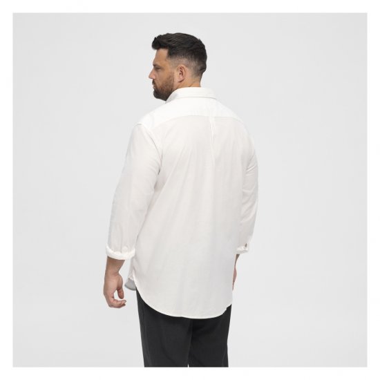 North Latitude Oxford Shirt White - Πουκάμισα - Aνδρικά πουκαμισα μεγαλα μεγάλα μεγέθη