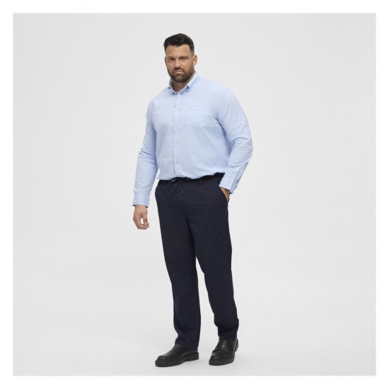 North Latitude Oxford Shirt Light Blue - Πουκάμισα - Aνδρικά πουκαμισα μεγαλα μεγάλα μεγέθη