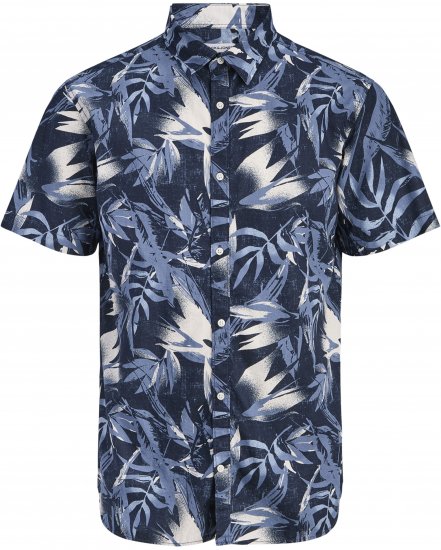 Jack & Jones Honolulu Short Sleeve Resort Shirt - Κοντομάνικα πουκάμισα - Κοντομάνικα πουκάμισα μεγάλα μεγέθη
