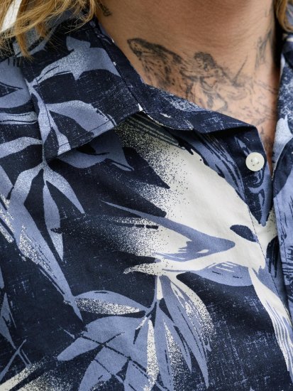 Jack & Jones Honolulu Short Sleeve Resort Shirt - Κοντομάνικα πουκάμισα - Κοντομάνικα πουκάμισα μεγάλα μεγέθη