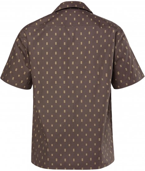 JP1880 Boxy Cuba Short Sleeve Shirt Brown - Πουκάμισα - Aνδρικά πουκαμισα μεγαλα μεγάλα μεγέθη