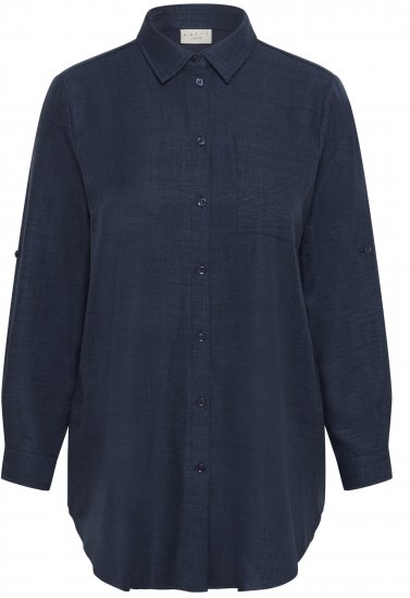 Kaffe Curve Ellie Shirt Tunic Moon Indigo Blue - Τουνίκ - 
