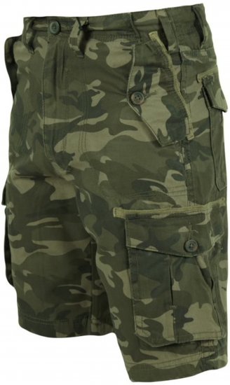 D555 Camaro Camo Printed Cargo Shorts Khaki - Σορτς - Aνδρικεσ βερμουδεσ μεγαλα μεγάλα μεγέθη