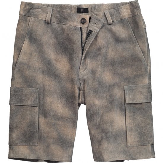 JP1880 Shorts Bermuda Traditional Cowhide Graphite Grey - Σορτς - Aνδρικεσ βερμουδεσ μεγαλα μεγάλα μεγέθη
