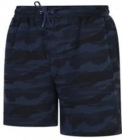 Espionage LW134 Camoflaged Shorts Navy - Αθλητικές φόρμες/σορτσάκια - Αθλητικές Φόρμες ανδρικεσ μεγάλα μεγέθη