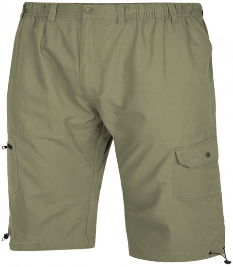 Espionage TR055 3/4 Cropped with Mult Pocket Trousers Light Khaki - Σορτς - Aνδρικεσ βερμουδεσ μεγαλα μεγάλα μεγέθη