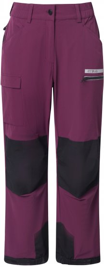 Ulla Popken HYPRAR Multifunctional Durable Inset Trekking Pants Dark Cherry Dark Cherry - Τζιν & Παντελόνια για Γυναίκες σε Μεγάλες Μεγέθη – Plus Size - 