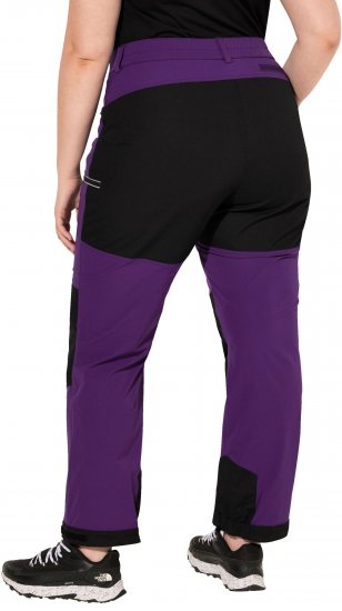 Ulla Popken HYPRAR Multifunctional Durable Inset Trekking Pants Plum - Τζιν & Παντελόνια για Γυναίκες σε Μεγάλες Μεγέθη – Plus Size - 