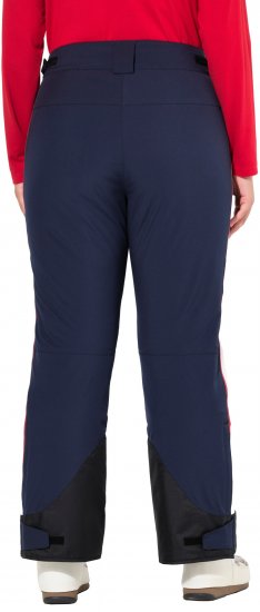 Ulla Popken Performance Trousers Waterproof Zip Pockets Snow Gaiter Navy - Τζιν & Παντελόνια για Γυναίκες σε Μεγάλες Μεγέθη – Plus Size - 