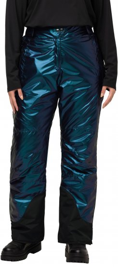 Ulla Popken Ski Pants Water-Repellent Mother-Of-Pearl Velcro Closure Snow Gaiter Blue - Τζιν & Παντελόνια για Γυναίκες σε Μεγάλες Μεγέθη – Plus Size - 