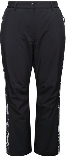Ulla Popken Hyprar Functional Trousers Waterproof Velcro Closure Snow Gaiter Black - Τζιν & Παντελόνια για Γυναίκες σε Μεγάλες Μεγέθη – Plus Size - 