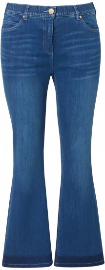 Ulla Popken Stretch Fit Bootcut Jeans Blue Denim - Τζιν & Παντελόνια για Γυναίκες σε Μεγάλες Μεγέθη – Plus Size - 