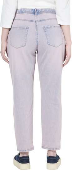 Ulla Popken Dyed Stretch Fit Boyfriend Jeans Light Light Blue Denim - Τζιν & Παντελόνια για Γυναίκες σε Μεγάλες Μεγέθη – Plus Size - 