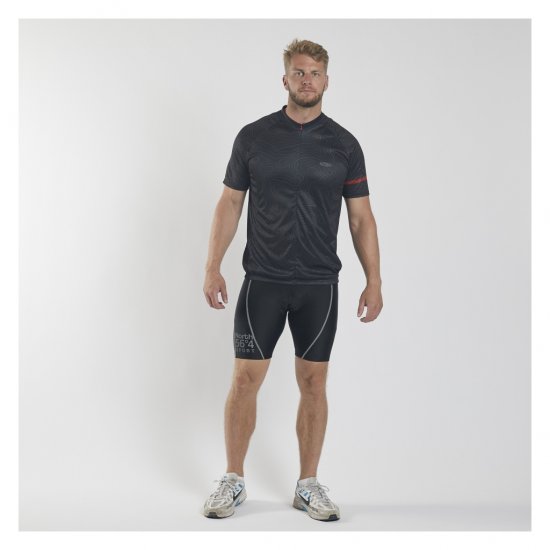 North Latitude Sport Bike Shirt Black - Ρούχα ποδηλασίας - 