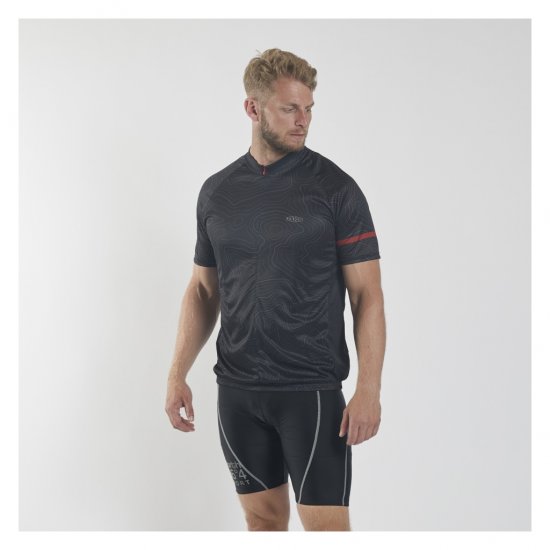 North Latitude Sport Bike Shirt Black - Ρούχα ποδηλασίας - 