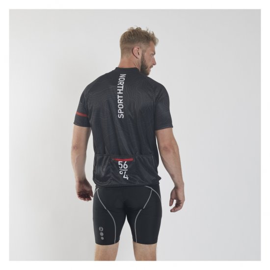 North Latitude Sport Bike Shirt Black - Ρούχα ποδηλασίας - 