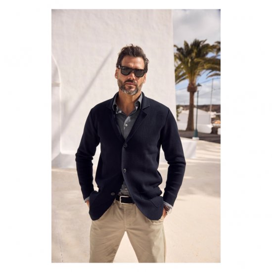 JP1880 Jacket Business Flexnamic Milano Navy - Όλα τα ρούχα - Pούχα aνδρικά μεγάλα μεγέθη 2XL-14XL