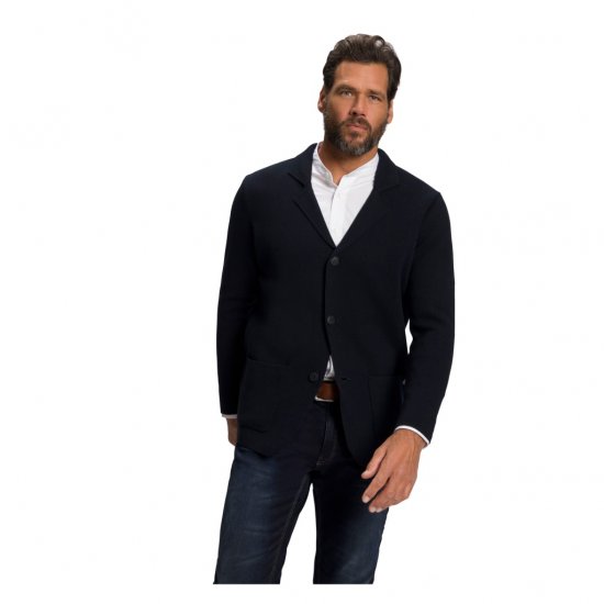 JP1880 Jacket Business Flexnamic Milano Navy - Όλα τα ρούχα - Pούχα aνδρικά μεγάλα μεγέθη 2XL-14XL