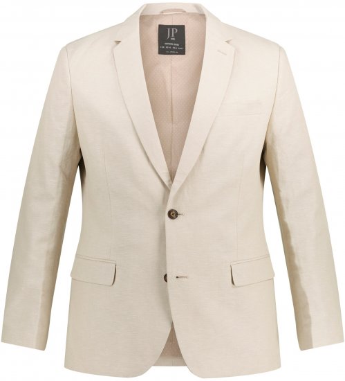 JP1880 Kos Linen Blend Jacket Sand - Κουστούμια - κοστουμια ανδρικά μεγάλα μεγέθη