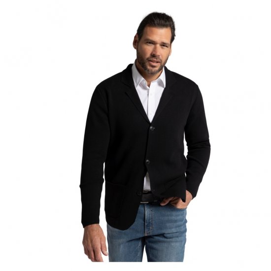 JP1880 Jacket Business Flexnamic Milano Black - Κουστούμια - κοστουμια ανδρικά μεγάλα μεγέθη