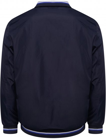 Kam Jeans 444 Premium Harrington Jacket Navy - Μπουφάν - Aνδρικά μπουφαν μεγάλα μεγέθη