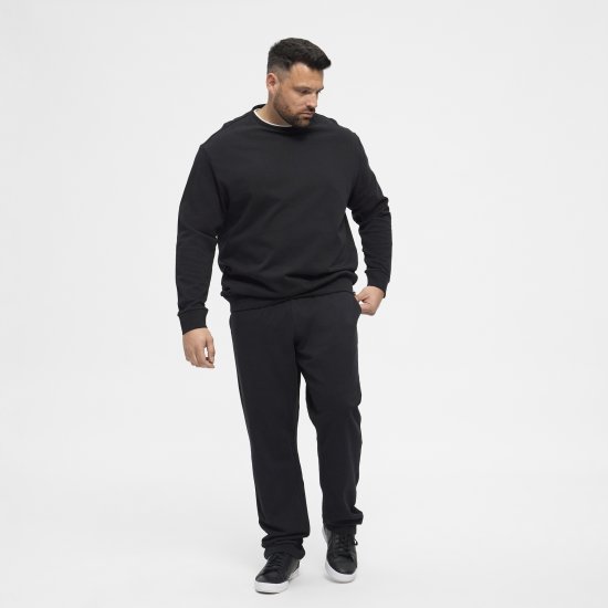 North Latitude Sweatpants Black - Αθλητικές φόρμες/σορτσάκια - Αθλητικές Φόρμες ανδρικεσ μεγάλα μεγέθη
