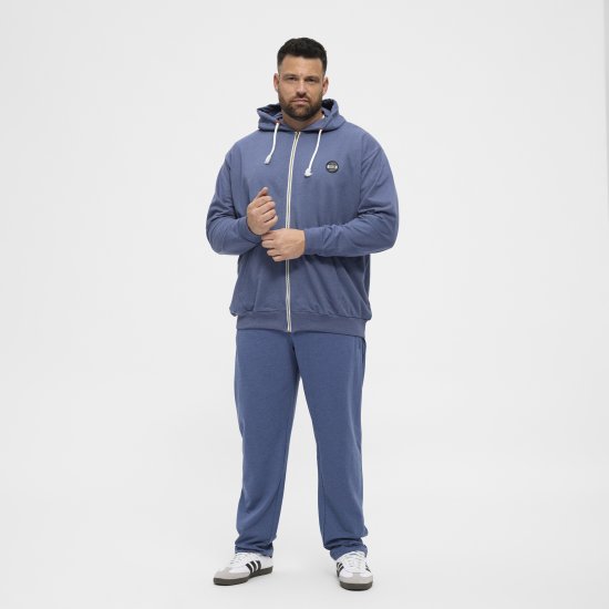 North Latitude Sweat Trousers Blue Melange - Αθλητικές φόρμες/σορτσάκια - Αθλητικές Φόρμες ανδρικεσ μεγάλα μεγέθη