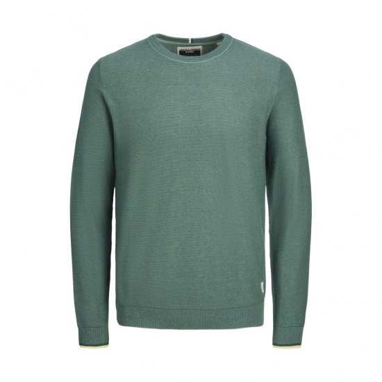 Jack & Jones Logan Spring Knitted Pillover Grey - φούτερ/Φούτερ με κουκούλα - φούτερ/Φούτερ με κουκούλα ανδρικά μεγάλα μεγέθη 