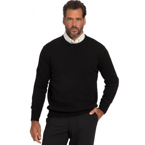 JP1880 Pullover Sweater Black TALL - ΑΝΔΡΙΚΑ ΡΟΥΧΑ MT-6XLT - Μεγέθη TALL
