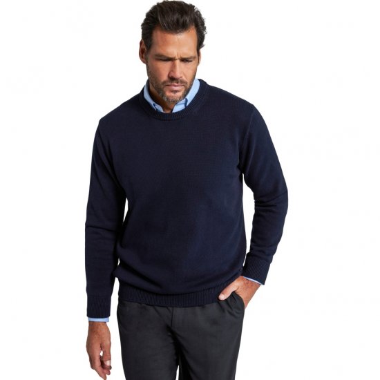 JP1880 Pullover Sweater Dark Navy TALL - ΑΝΔΡΙΚΑ ΡΟΥΧΑ MT-6XLT - Μεγέθη TALL