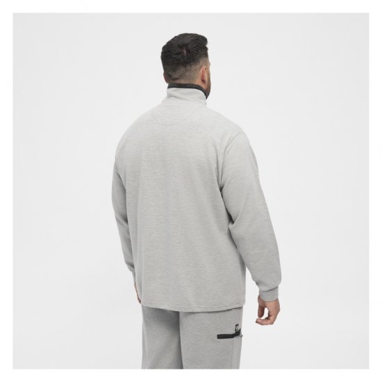 North Latitude Ottoman Sweatshirt Mid Grey - φούτερ/Φούτερ με κουκούλα - φούτερ/Φούτερ με κουκούλα ανδρικά μεγάλα μεγέθη 