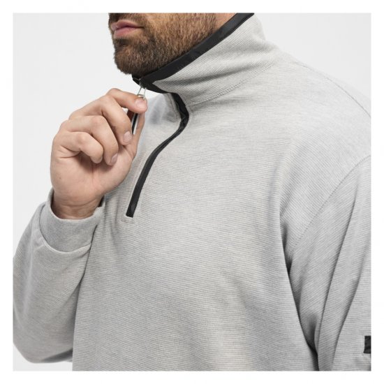 North Latitude Ottoman Sweatshirt Mid Grey - φούτερ/Φούτερ με κουκούλα - φούτερ/Φούτερ με κουκούλα ανδρικά μεγάλα μεγέθη 